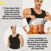 Men Sauna Suit Sweat Set Slimming Pants Weight Loss Vest Workout Shirts Fiess Tank Top Sport Body Shaper Fat Burner