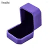 Jewelry Pouches Wholesale 10Pcs Quality Engagement Wedding Velvet Earrings Ring Box Square Amazing Party Display Gift Case Boxes