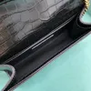 Designer Small Tassel bag 20CM 10A Mirror quality Crocodile leather Chain Bag Crossbody Bags Luxury Envelope Bag With Box Y006C