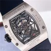 Montre-bracelet suisse Richardmill Montres automatiques Richardmill RM1901 Natalie Portman Spider Tourbillon Global Limited Platinum Black Gemstone Mode Homme Le HB9T