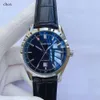 Orologio da uomo automatico con giorno e data GMT, cassa in acciaio, quadrante nero, cinturino in metallo, pelle da lavoro