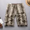 Men's Shorts Summer Casual Beach For Men Plaid Short Overalls Pant Male Streetwear Loose Cotton Outdoor Multi-pocket Cargo 2023