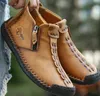 Chaussures de course Bottes Martin montantes pour hommes pour la chaleur et l'extérieur bottes basses pour hommes faites à la main kingcaps Baskets Dropshiping Mode de vie accepté