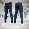 سراويل جينز للرجال تمتد سراويل رفيعة النحافة في الشارع