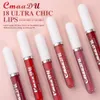 CMAADU VELVET Matte Lipgloss 18 لون أحمر شفاه سائل عاري طويل الأمد مستحضرات تجميل لمشاة الشفاه الأحمر المقاوم للماء