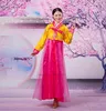 Etniska kläder 2023 Traditionell koreansk vintage klänning Hanbok Fairy Stage Performance Ancient Folk Dance Suit Chiffon Banket Evening