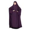 Roupas étnicas Muçulmano Modest Overhead Jilbab Oração Islâmica Vestuário Médio Oriente Serviço de Adoração Com Capuz Abaya Eid Ramadan Vestido Robe