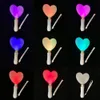 LED Gloves RGB 15 Colors Change Glow Stick Heart Shape Luminous Concert Cheering Tube Battery Powered Wedding Party Light # 231207