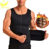 Mens Palestra Neoprene Body Shaper Gilet Sauna Sudore Tute Dimagranti Pancia Canotte Cinchers Modellazione Cinghia Vita Trainer Cintura