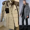 Moose Knuckle Jacket Men's Canada Coats High Quality Real Womens Canadian Woman 06 Style and Black Fur White Duck Down Jacket 6304