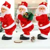 Julleksakstillbehör Plush Dolls Christmas Gift Electric Musical Dancing Singing Santa Claus Toys Twerking Doll Party Xmas Decoration for Kids Gifts 231208