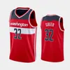 Washington''Wizards''men Johnathan Williams Isaac Bonga Admiral Schofield Rui Hachimura Bradley Beal Red Custom Jersey