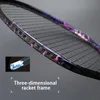 Badminton String Professional Max 30 funtów 4U VSHAPE RACKET STRUNG PEŁNY RACQUET Ofensywna z włókna węglowego z 231208