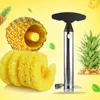 Edelstahl Ananas Schäler Obst Schneiden Werkzeug Obst Corer Slicer Cutter Peel Ananas Messer Küche Utensil T9I002513