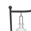 Candle Holders Candles 5 Holder Black Metal Hanging Bottle Decorative Lantern Decoration For Home Decor Candelabro Candlestick