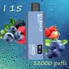 Original Elfworld Precio de choque nuevo ultima pro12000 Puffs 0% 2% 5% precargado 18 ml E-líquido Marca auténtica Pod 15k18k20k vape desechable personalizado flujo de aire elf barra de pantalla LED