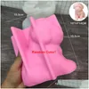 Kerzen Große Teddy Hund Sile Kerze Form Schöne Tier Haustier Gips Harz Seife Eis Schokolade Backen Mod Home Decor ornament Geschenke Drop Otevr