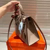 Luxury Tote Metal Ornaments Designer Bag Classic Saffiano Leather Hemis Handbag Retro Silver Hardware Flap Shoulder Bag Women's Fashion Party Clutch Bags 5 Colors