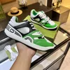 2023 TOP sneaker Designer trainer casual shoes denim canvas leather white green red blue letter overlays fashion platform mens womens low sneakers Size 35-46