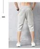 Pantaloncini da uomo da corsa Pantaloni estivi Pantaloni sottili a 3/4 Bermuda da uomo Asciugatura rapida da spiaggia