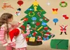 Dzieci DIY Feel Christmas Tree Dekoracja Bożego Narodzenia dla domu Navidad 2022 Nowy Rok prezenty świąteczne ozdoby Święty Mikołaj Claus Tree 14519965