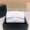 10A Caviar Lambskin Oryginalne wysokiej jakości kobiety torby na ramię torebki kołdry podwójne klapę Rozmiar 25 cm łańcuch torebki luksusy projektanci Bag6
