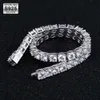 Voaino Custom Sterling Sier Link Hip Hop Jewelry Naszyjnik Mrożony Misanite Diamond Tinnis Cain