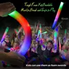 Rękawiczki LED 1520pcs Glow Sticks Kolor Kolor RGB Ploam STITH Cheer Tube Ciemne światło na przyjęcie urodzinowe Przyjęcia Przyjęcia Przyjęcia 231207