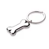 Sleutelhangers Schattige Hond Bot Sleutelhanger Mode Legering Charms Huisdier Hangende Tags Ring Voor Mannen Vrouwen Gift Auto Sleutelhanger JewelryKeychains249A