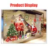 Wall Stickers Merry Christmas Tree Window Oversized Decals Xmas Home Shop Decor 231207