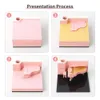 Calendário Omoshiroi Bloco 3D Notepad Piano 155 Folhas 3D Memo Pads Não pegajoso Memo Cube Holder DIY Cute Note Paper Presente de aniversário de Natal 231208