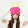 Beanie Skull Caps Cute Cartoon Quirky Light Emitting Tentacle Sticke Hat Parent Child Models varma ull Cap Eyes Beanie Monster 231208