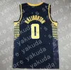 Maglie da basket Haliburton Maglia Swingman Mathurin City Edition Navy Camicie Fast Break Top MVP Vendita superiore negozio yakuda