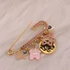 Pins Brooches ZKD Star of David Hebrew Je baby pink pin booch gift 231208