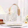 Wrap prezent 1PC Creative Pvc Mała Daisy Transparent Torebka Ślubny Festiwal Ślubny z ręką torby urodzin