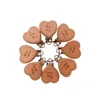 Jouets de dentition Coskiss 20pc hêtre en bois Aniaml sucette Clip bébé factice Clips support sucette de qualité alimentaire bois dentition sucette chaîne accessoire 231208