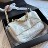 10A Top Quality Women Handbag Flap Bag Designer Goat Skin Diamond Soft Genuine Leather Chain Messenger Purse Hardware Letter Buckle Lady Cross 900 154