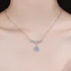 Hot Sales Chain Diamond VVS Move Stone Moissanite Diamond Pendant Cuban Chain Moissanite Necklace Pendant