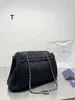 Novas mulheres axilas saco de cabelo cordeiro corrente sacos ombro designer moda crossbody sacos flip bolsa preto bolsa de pelúcia