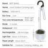 Cords Slings and Webbing West Cykling Camping Tent Light Hanging Lanterns Portable USB laddningsbar LED -camplampa för utomhus nödsituation 231208