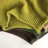 Пуловер MILANCEL, зимний детский свитер, винтажный трикотаж для мальчиков, однотонные свитера с воротником для девочек, 231207