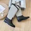 Fashion Designer High Boots Women's Luxury Shoes for Winter Splicing Knight Boots High Quality 25621