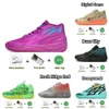 OG Sports Ball Lamelo MB01 Basketbol Ayakkabıları Rick ve Morty Rock Ridge Kırmızı Kraliçe Buradan Değil Lo UFO Buzz City Black Blast Mens Trainers MB02