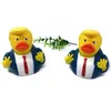 Novo dos desenhos animados trump pato banho chuveiro água flutuante presidente dos eua pato de borracha brinquedo de água do bebê chuveiro pato criança banho float brinquedos