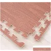 Baby mattor Playmats Eva Foam Golvmatta Interlocking Puzzle Tile Träkorn Kids Playmat For Yoga Gym Game Tiles Bedroom Living Room So Dhapi