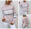 Damen-Strick-T-Shirts 2022 neue Herbst-Winter-Weihnachtspullover Damen-Pullover mit Stehkragen, lässige Langarm-Strickwaren, warme, weiche Pullover-Oberteile, Weihnachtsgeschenk J231208