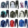 22/23/24 Dzieci Barcelonaes Half Zipper Jacket Football Tracksuit Suit Men Soccer Chandal Futbol Ansu Fati Memphis Chandal Jogging Jogging Jerseys