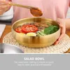 Dinnerware Sets Korean Cold Noodle Bowl Mixing Kitchen Serving Pho Stainless Steel Daily Use Containers For