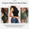 탱크 탑 여성은 원활한 배 통제 바디 수트 Shapewear 섹시 승무원 목 끈 끈 스냅 허리 트레이너 바디 셰이퍼