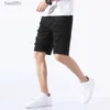 Männer Jeans Weiß Schwarz Männer Zerrissene Berda Sommer Jeans Kurze Marke Kleidung Streetwear Knie Löcher Casual Gerade Denim ShortsL231208